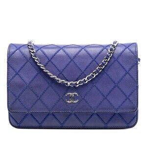 Auth Chanel Cc Quilted Calfskin Fancy #230509C13B